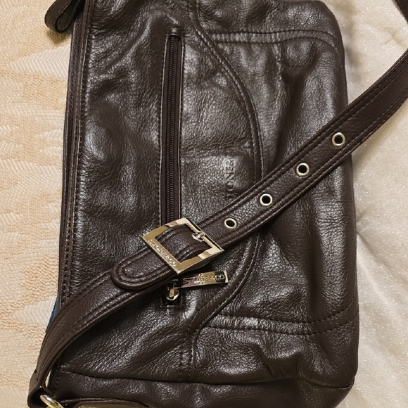 Stone and CO Brown Leather Shoulder Bag with Elegant Finish - Picture 6 of 13